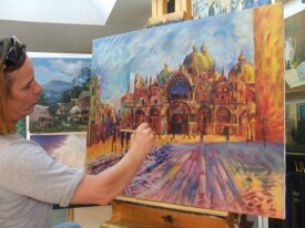 Your Picture as an oil painting