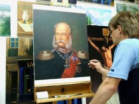 Your Picture as an oil painting