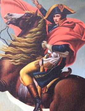 Oil Painting - Napoleon Crossing the Alps