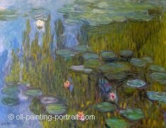 Oil Painting Reproduction - Water Lilies - Claude Monet